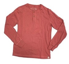 Grayers Men's Copper Slub Henley 100 Cotton Dusty Cedar