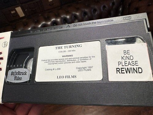 THE TURNING VHS X-FILES GILLIAN ANDERSON 1997 Drama Rental VERY RARE Video Movie - Picture 4 of 7