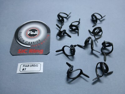 (Discount Close Out) 10pc Fuji Gunmetal LRSG LR Fishing Rod Guide Size 7 or 8