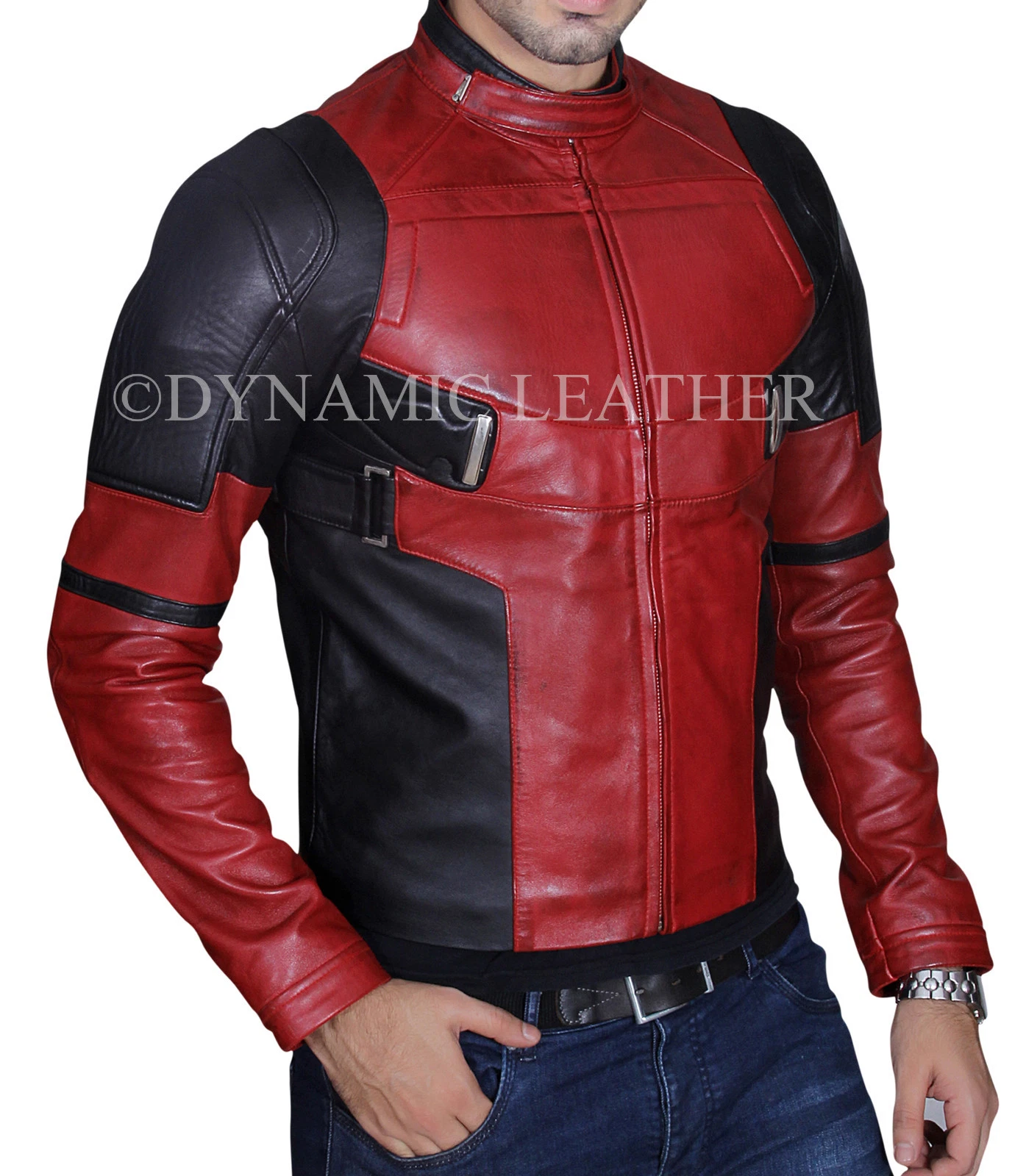 Deadpool Wade Wilson Ryan Reynolds Leather Jacket-Black Friday 30% SALE