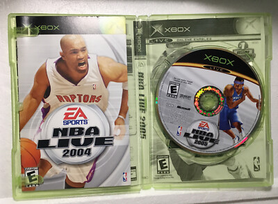 NBA Live 2005 (Microsoft Xbox, 2004) .. CLEAN TESTED WORKS