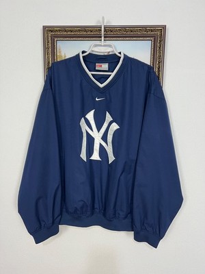 Vintage Nike New York Yankees Windbreaker Center Swoosh Sweatshirt