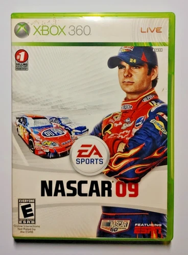 NASCAR 09 (Microsoft Xbox 360, 2008) W/ Manual CIB