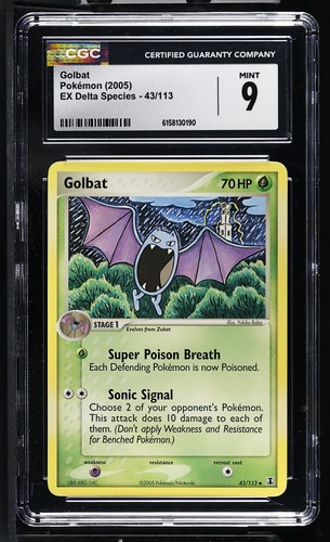 Golbat graded CGC 9 for sale on eBay