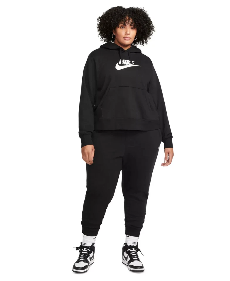 Felpa Nike donna taglie forti taglia 3X Active Sportswear Club - Immagine 2 di 4