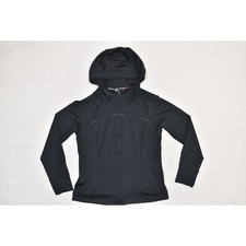 Spyder Jacket Womens Large Hooded Full Zip Performance Stretch Pockets Athletic