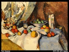 Paul Czanne Still Life with Apples O 1 Art Print Poster Wall Decor Stylish Exhib