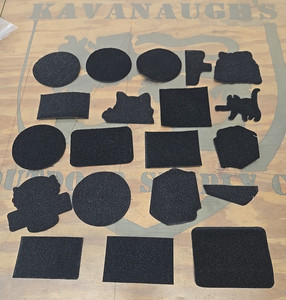 Salty Morale/Military Patch Sew-On Loop Panel Multiple Sizes 20pcs Lot #D2