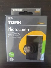 Tork 3000 Button Photocontrol Flush Mounting 120VAC Photocell/Photoeye NSI New