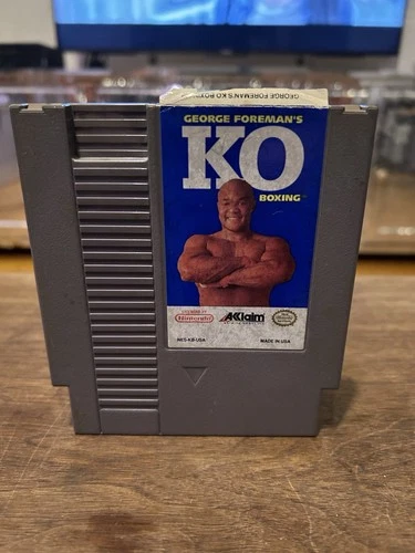 George Foreman's KO Boxing (Nintendo, 1992) Cart Only Tested Authentic