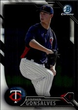 2016 Bowman Chrome #BCP230 Stephen Gonsalves Minnesota Twins