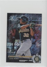 2017 Bowman Chrome Minis Factory Set Black Shimmer Refractor Yairo Munoz 3j2