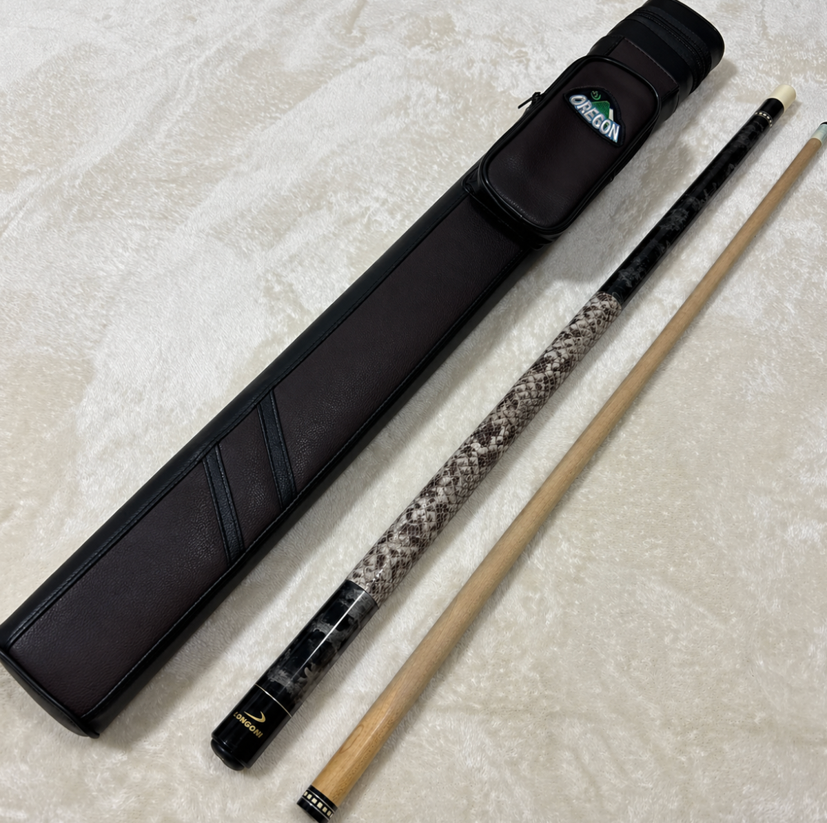 LONGONI  ビリヤードキュー LONGONI Billiard Cue Stick Italian Vintage with Case Works