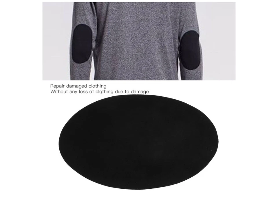 Voluxe Elbow Repair Stickers, Iron Patches 10 PCS for Cloth for DIY for Mend - Image 3 of 3