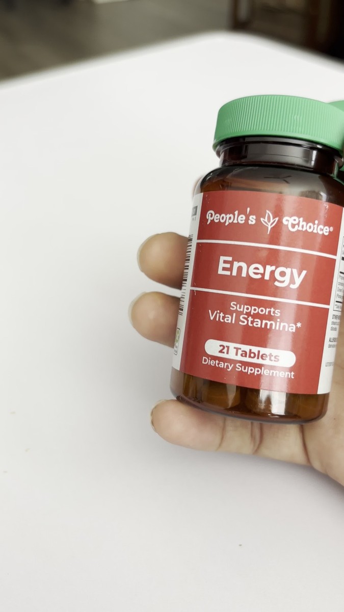 2 Bottles Energy May Support Vital Stamina 21 Tablets People's