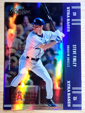 Steve Finley /100 💎👀 2005 Playoff Prestige - Refractor - Angels