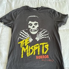 The Misfits Horror Business Black T-shirt Remake tee Basic style Vtg NH27004