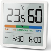 Digitales Thermo-Hygrometer, Hygrometer FüR Raumklima, Tragbar,