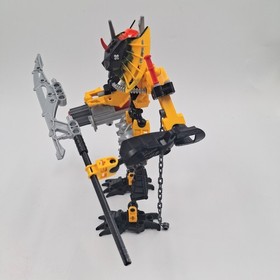 Lego Bionicle Mahri Toa Hewkii 8912 Complete w/ 9 Ammo No Manual Or Canister