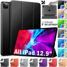 Case For iPad Pro 12.9" 1st 2nd 4th 5th 6th Generation Leather Smart Stand Cover