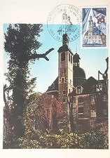 CARTE POSTALE 1er Jour Instituts catholiques 1977 très bon état