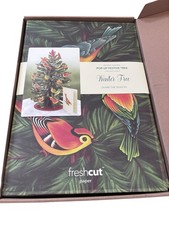 Freshcut Paper Winter Tree Pop Open Tree 6ct New In Box Christmas Craft