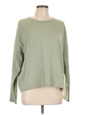 MWL by Madewell Women Green Sweatshirt L