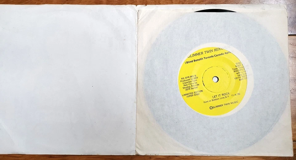 Rolling Stones Keith Richards Down and Dirt  7" EP - Image 2 of 3