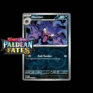 shiny haunter pokemon card - 093/165- Pokemon 151 - Reverse Foil Psychic Psychic Will Pokemon Paldean Fates: Choose Your