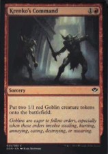 Krenko's Command - Duel Decks: Speed vs. Cunning: #25, MTG Nm C268