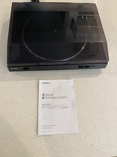 Sony PS-LX300USB Stereo Turntable System USB Record Player + Manual TESTED