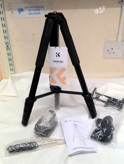 K&F CONCEPT Camera Tripod 75"/190cm BNIB with instructions/carry case CG SA2