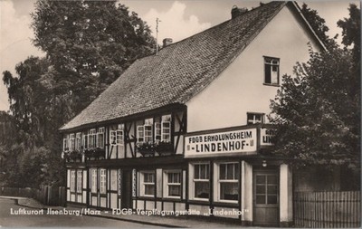EK50, DDR, Ansichtskarten, Postkarten, Ilsenburg, Harz, Gaststätte Lindenhof
