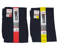 Wrangler Men's Tech Pants Sizes 32/34 X 30 Black NWT Regular Fit Nylon Blend