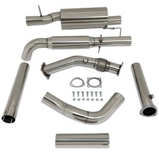 For Vw Golfjetta Mk4 1.8l 3 Tip Stainless Turbo Exhaust Muffler Pipe For Vw Golfjetta Mk4 1.8l 3 Tip Stainless Turbo Exhaust Muffler Pipe