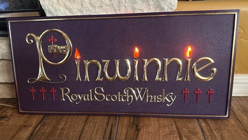Pinwinnie Royal Scotch Whisky motion light sign twinkling advertising whiskey
