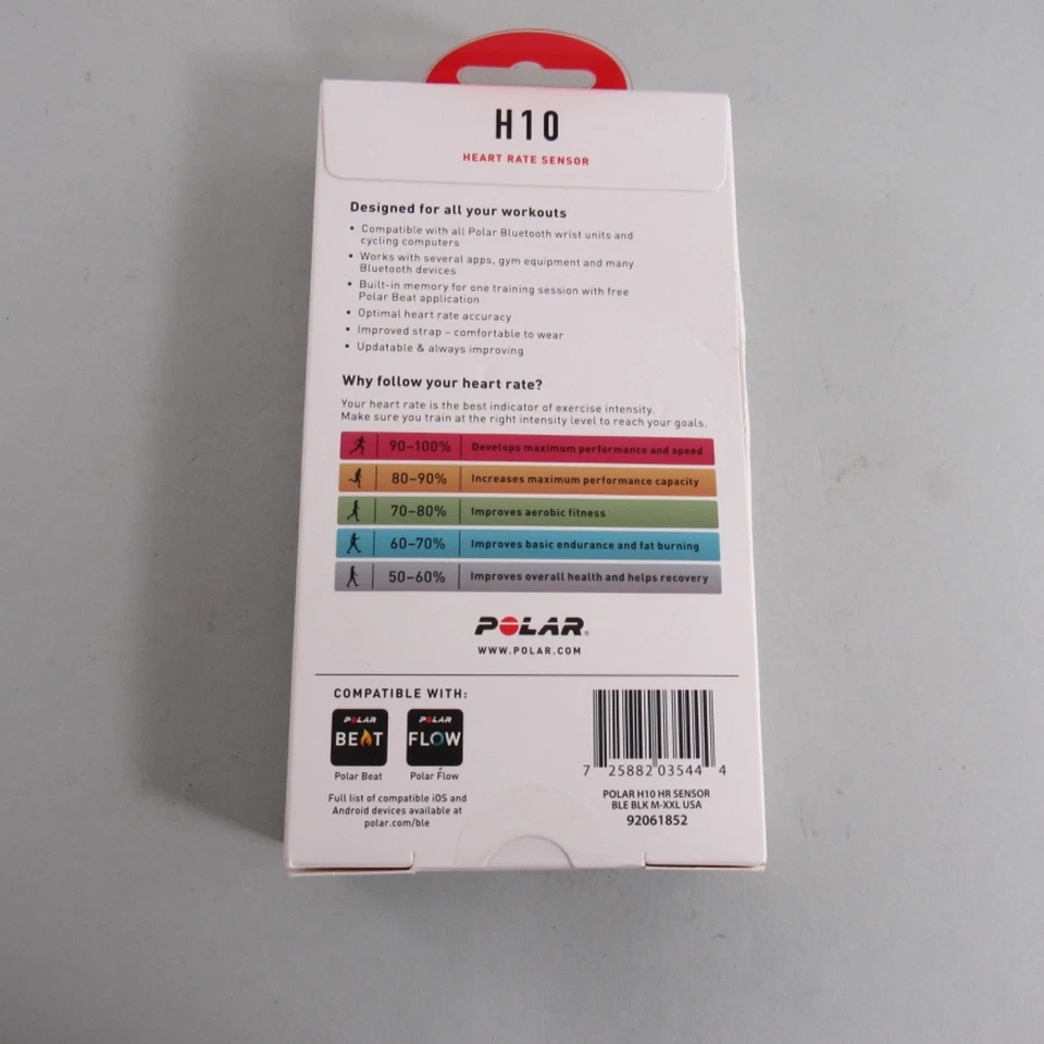 Polar H10 Heart Rate Sensor Bluetooth M-XXL New - Image 2 of 4