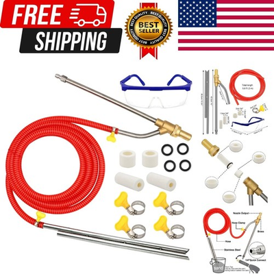 #ad Pressure Washer Sandblasting Kit 5000 PSI Wet Sandblaster Attachment Power ... $61.98