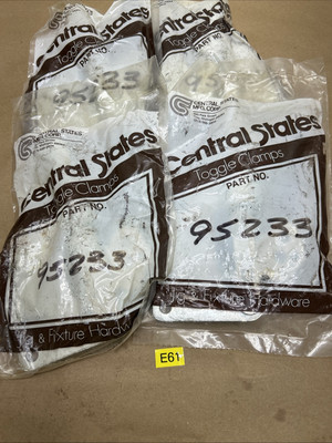 (4) NEW Central States Mfg. Corp. 95233 Toggle Clamps Fast Shipping! + Warranty