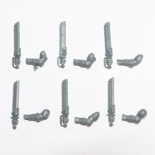 Warhammer 40K Space Wolves Blood Claws Chainsword x 6 [Bits]