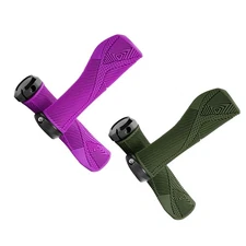 ENLEE Bicycle TPE Anti-Slip Handlebar Grips Bike Ergonomic Cycling Lock On Bar