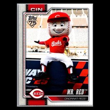 2026 Topps Series 1 Baseball Mascots #M-7 Mr. Red, Cincinnati Reds