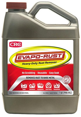 CRC Evapo-Rust Heavy-Duty Rust Remover 32oz Reusable Non-Corrosive Metal Soak