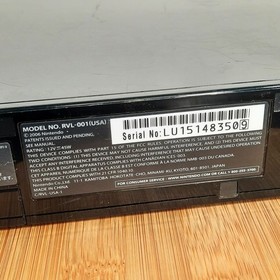 Nintendo Wii Black Console Bundle RVL-001 Gamecube Compatible Motion Plus Tested