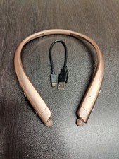 LG HBS-1120 TONE Platinum SE Bluetooth Wireless Stereo Headset - Rose Gold USED