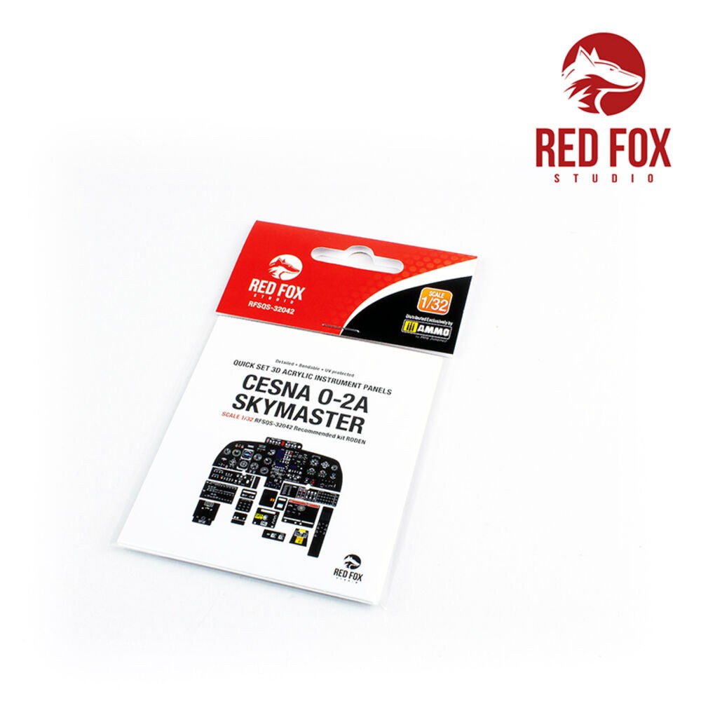 Red Fox Studio RFSQS-32042 - 1/32 Cessna O-2A Skymaster (for Roden Kit) - New