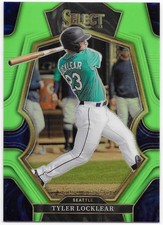 2023 Panini Select - Premier Level Neon Green Prizm /75 - Tyler Locklear #126