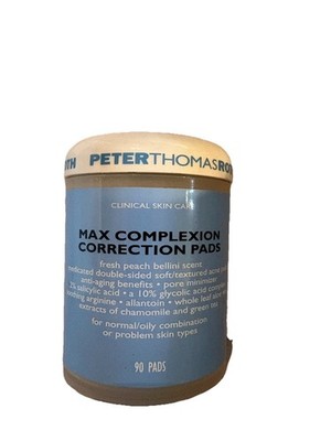 Peter Thomas Roth Max Complexion Correction Pads Big 90 pads Fresh Peach Sealed