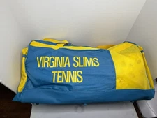 Vintage New Virginia Slims Tennis Duffel Bag w/ Shoulder Strap 24" x 14" x 8"