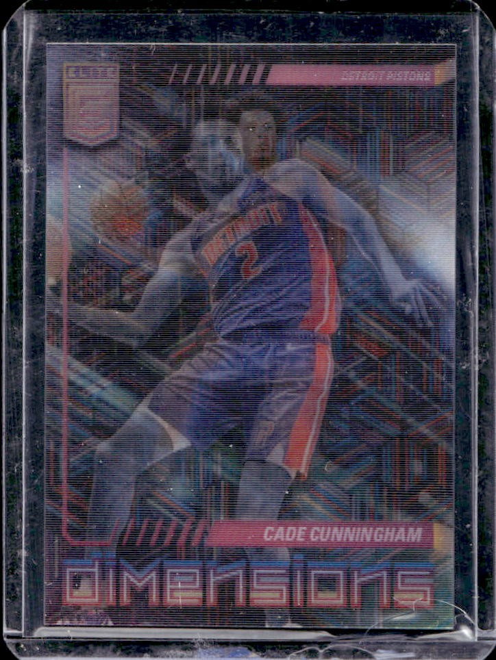 2022-23 Donruss Elite Cade Cunningham Dimensions #11 Pistons